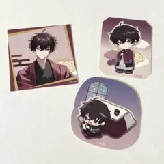 にじさんじ　スイパラ　コラボ　ステッカー　佐伯イッテツ　等身　着物　袴　こたつ