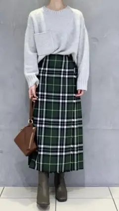 スピック&スパン別注◇オニールオブダブリン◇キルトラップスカート