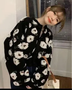 フリース カーディガン