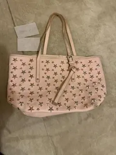 JIMMY CHOO トートバッグ スタースタッズ ピンクのサムネイル