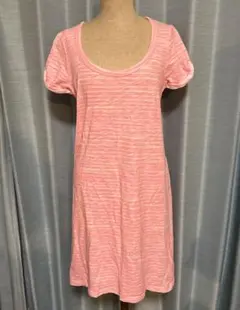 GAP ワンピース　ピンクとホワイトのボーダー