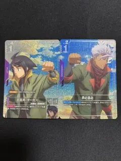 ガンダムカードゲーム 三日月オーガス 鉄と血と オルガ パラレルSP