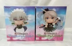 《東方Project》十六夜咲夜＆魂魄妖夢 ゆっくり風デフォルメフィギュア2点
