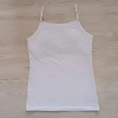 ユニクロ GIRLS エアリズムコットンブラキャミソール 150㎝