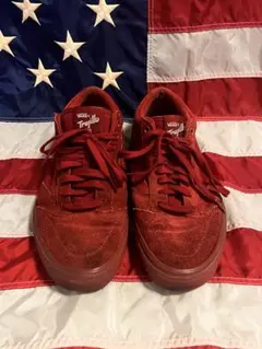 廃盤品OLD VANS Trujillo SGスニーカー レッドVANS PRO
