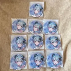 夢限大みゅーたいぷ 峰月律 ブロマイド アクリルスタンド 缶バッジ