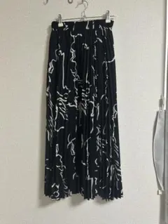 socolla手書き風プリーツスカート ライン maysongrey