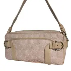 美品✨フェラガモ ハンドバッグ ガンチーニ 金具 ピンクベージュ レザー フェラガモ レザー ワンショルダー・ハンドバッグ ガンチーニ ピンク