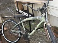 GRONDOR シティサイクル カーキ色 直接引き取り限定 - メルカリ