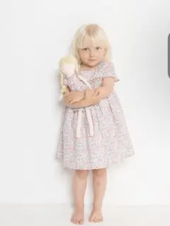 スモック刺繍　ワンピース　2-3y