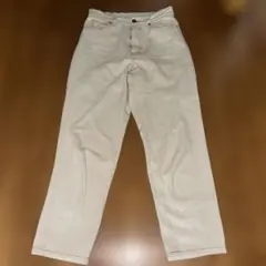 BEAMS HEART ホワイトデニム ストレート