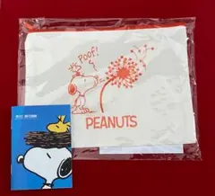 PEANUTS スヌーピー コットン調ポーチ、PETIT NOTEBOOK