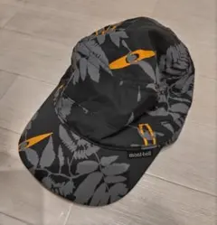 mont-bell ハット S/M 黒/グレー/オレンジ