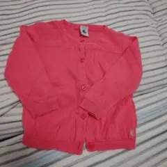 プチバトー　カーディガン　81cm