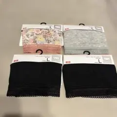 UNIQLOヒップハガーショーツ Lサイズ 4点セット