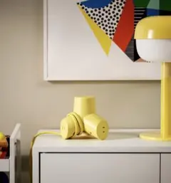 IKEA イケア 延長コード イエロー 1.8mHORNFELS ホルンフェルスのサムネイル