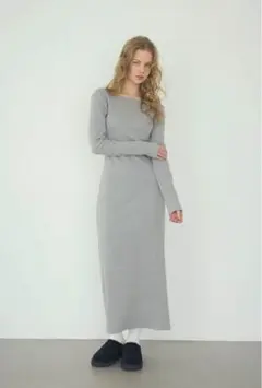 アリシアスタンALEXIASTAM OpenBackDress ロングワンピース - メルカリ
