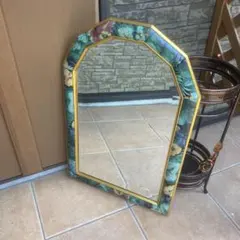 レア！　ドマンDemain イタリア製　ウォールミラー 　アンティーク　姿見　鏡