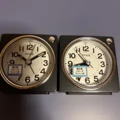 PYXIS NR449K 黒 置時計 2個セット