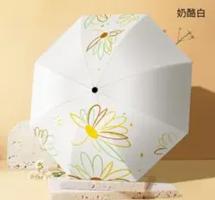 ブルーノ様専用！晴雨兼用！ 折りたたみ傘 花柄 傘 レディース 日焼け対策 白