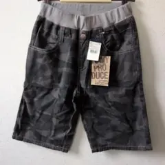 男児用 迷彩柄ハーフパンツ １４０