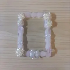 ホイップデコ 硬貨ケース トレカケース ピンク リボン バラ 推し活