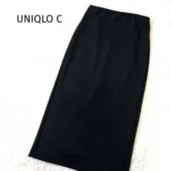ユニクロC タイトスカート 黒 S ストレッチ 通勤 オフィス セレモニー入学式