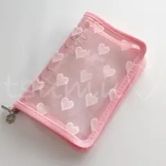 バインダー ハート マルチケース 貯金グッズ 家計管理 シール帳 お金管理 手帳