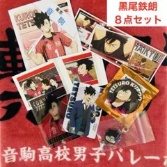 ブ*ス様 ハイキュー 黒尾鉄朗 ジロリ アクリルチャーム 缶バッジ カード ぱし