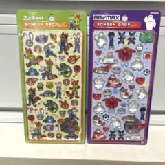 【正規品】　ボンボンドロップシール　ディズニー　ズートピア　ベイマックス