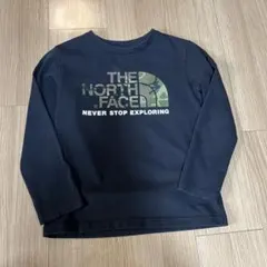 ノースフェイス　ロンT 長袖　カットソー　130 黒