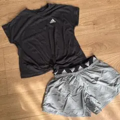 adidas Tシャツとショートパンツセット 150cm
