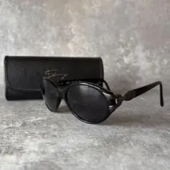 Y2K Cazal oval sunglasses blackのサムネイル