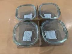 【新品未使用】iwaki 耐熱ガラス保存容器 200ml 4個