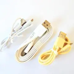 充電ケーブル3本セット★USB TypeA to Micro USB TypeB