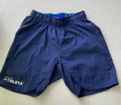 【極美品】アスレタ 140 ゲームパンツ ネイビー サッカー 未使用