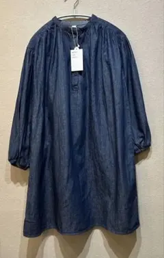 新品・タグ付き　apres les cours デニムワンピース　140