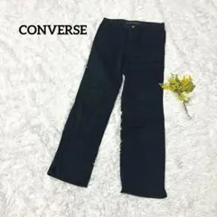 コンバース カジュアルパンツ チノパン メンズ ブラックパンツ 細身 黒 薄手のサムネイル