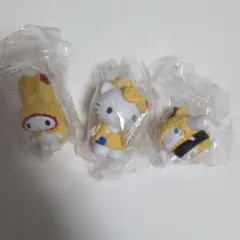 サンリオキャラクター済み天麩羅ガチャガチャ3個セット