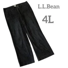 L.L.Bean ストレッチ デニム ワイドパンツ 大きいサイズ 17 4Lのサムネイル