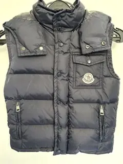 MONCLER モンクレール　ダウン　ベスト　ネイビー　キッズ　128