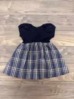 美品！プティマイン　ワンピース　90