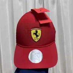 [未使用・新品] フェラーリ x プーマ レッドキャップ