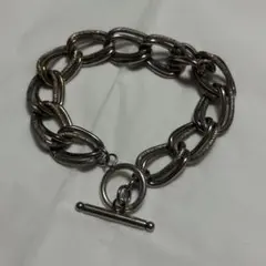 シルバー ツインオーバルチェーン メキシコ ブレスレット マンテルのサムネイル