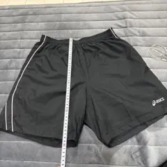 asics アシックス ショートパンツ ブラックサイズ不明Mぐらい