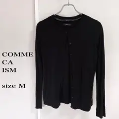 COMME CA ISM 黒 ブラックアンサンブルサイズM