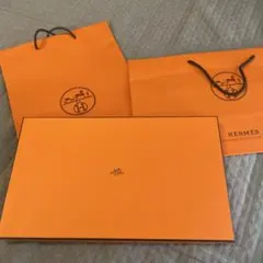 【YMさま専用】HERMES ショップ袋（縦1枚、横1枚、マフラー箱1箱）