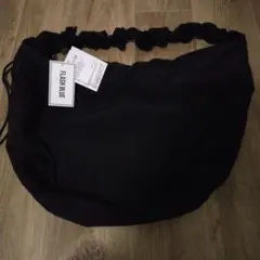 FLASH BLUE ブラック ショルダーバッグ　トートバッグ