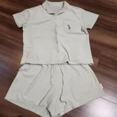 UNIQLO エアリズム パジャマ LIGHT GREEN Mサイズ スヌーピーのサムネイル