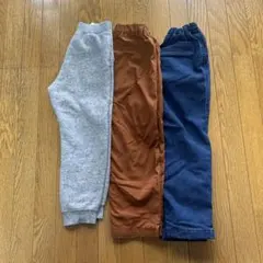 UNIQLO暖パンセット 3色 グレー・ブラウン・ネイビー